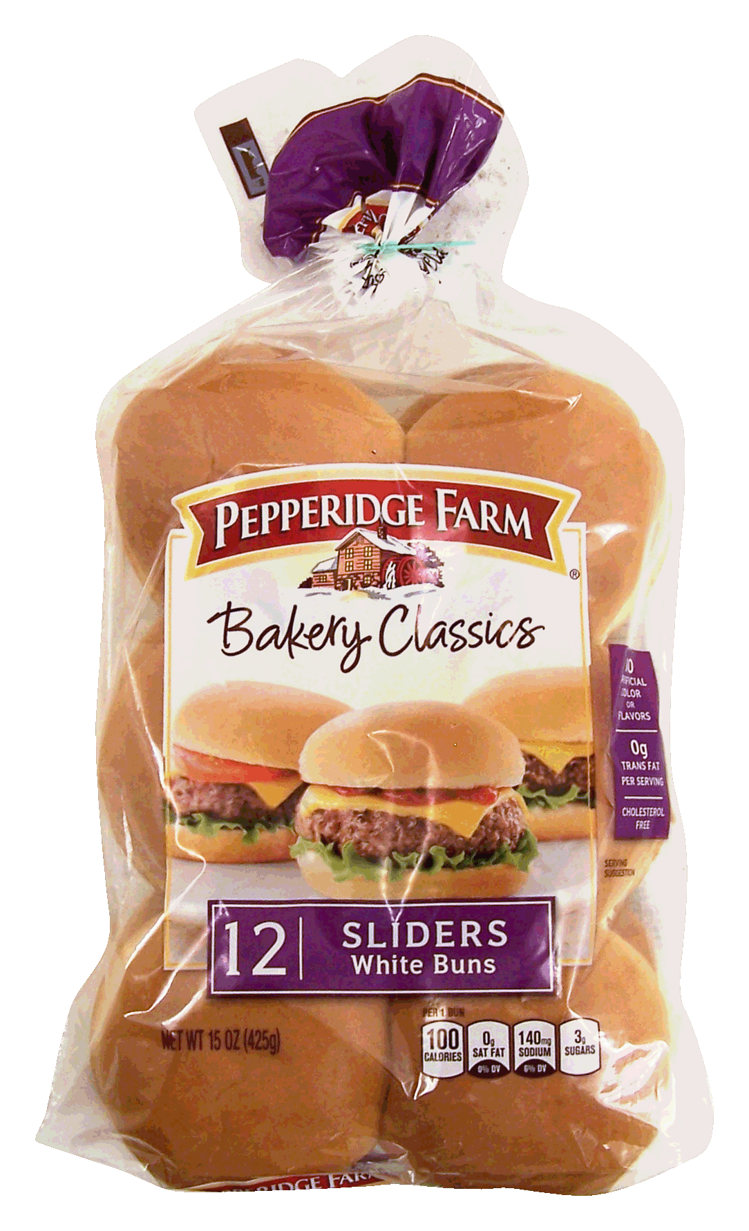 Pepperidge Farm Bakery Classics sliders, white buns, 12-count Full-Size Picture